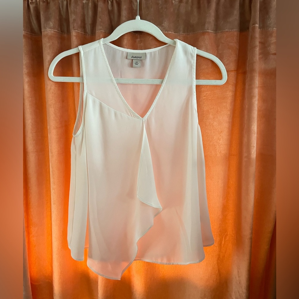 White tank blouse